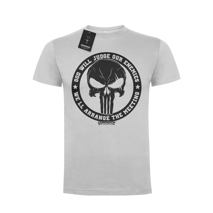 Punisher God will judge koszulka bawełniana