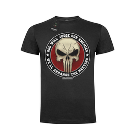 Punisher God will judge koszulka bawełniana