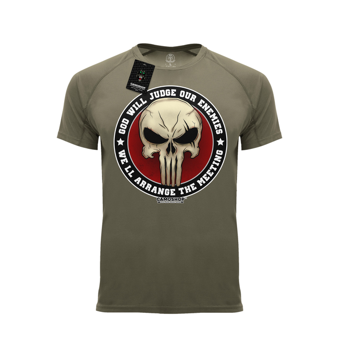 Punisher God will judge koszulka termoaktywna