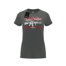 Tactical christmas koszulka damska bawełniana