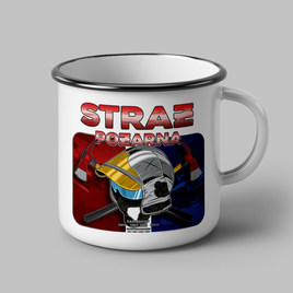 Straż Pożarna OSP - kubek metalowy