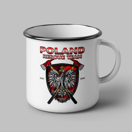 Straż Pożarna Poland Rescue Team - kubek metalowy