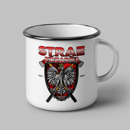 Straż Pożarna - kubek metalowy