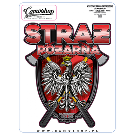 Straż Pożarna - naklejka
