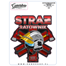 Straż Ratownik OSP - naklejka